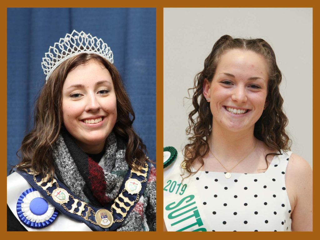 Congratulations to Shae-Lynn Reesor (Markham Fair) left in photo, for being named the 2021-2022 District 5 Ambassador, as well as Madelyn Grossi (Sutton Fair) for being awarded the title of 2021-2022 District 5 Ambassador Runner-up.